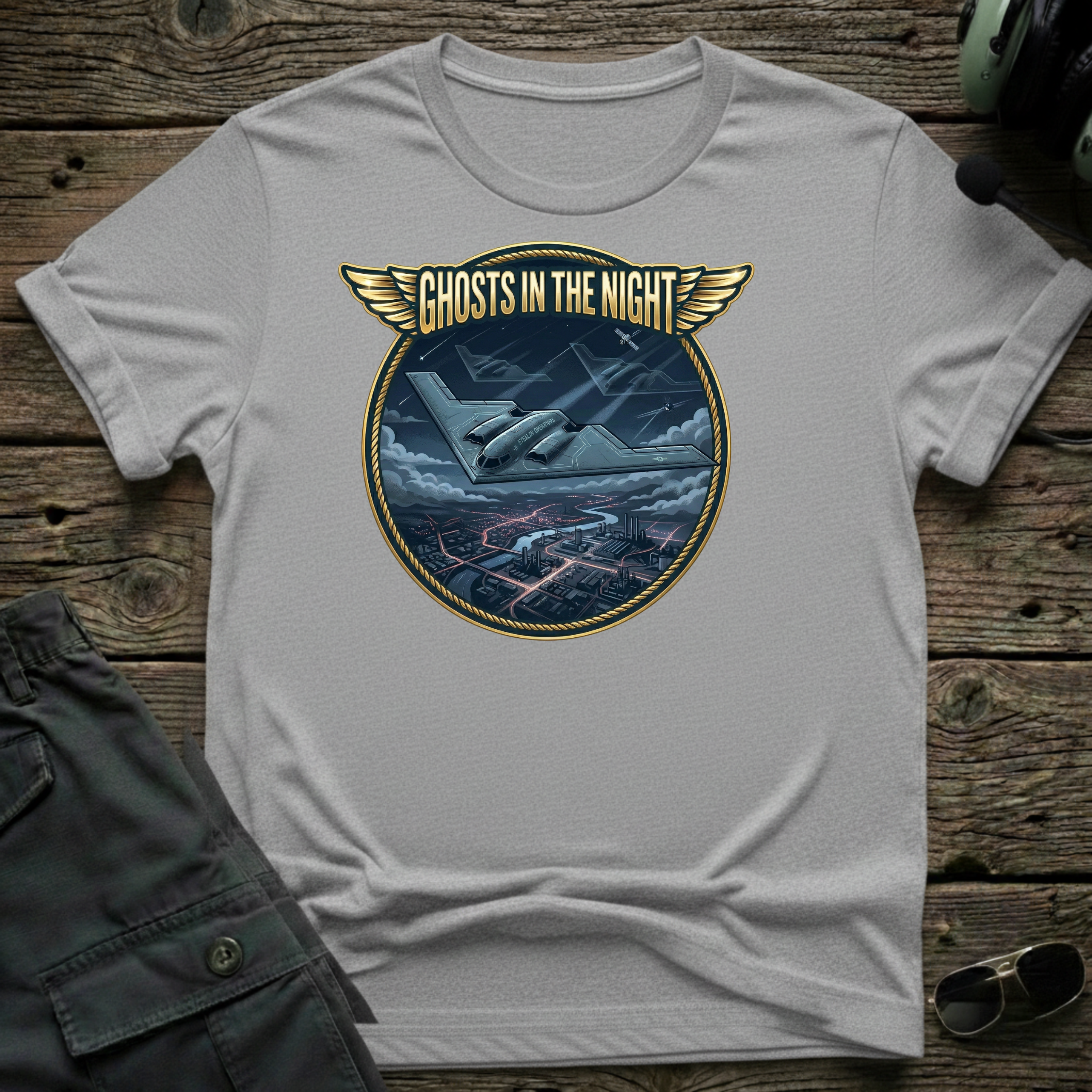 Ghosts in The Night T-shirt — aviation apparel