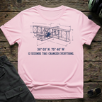 12 Seconds of History lifestyle shot - Gildan 64000 ring-spun cotton aviation shirt