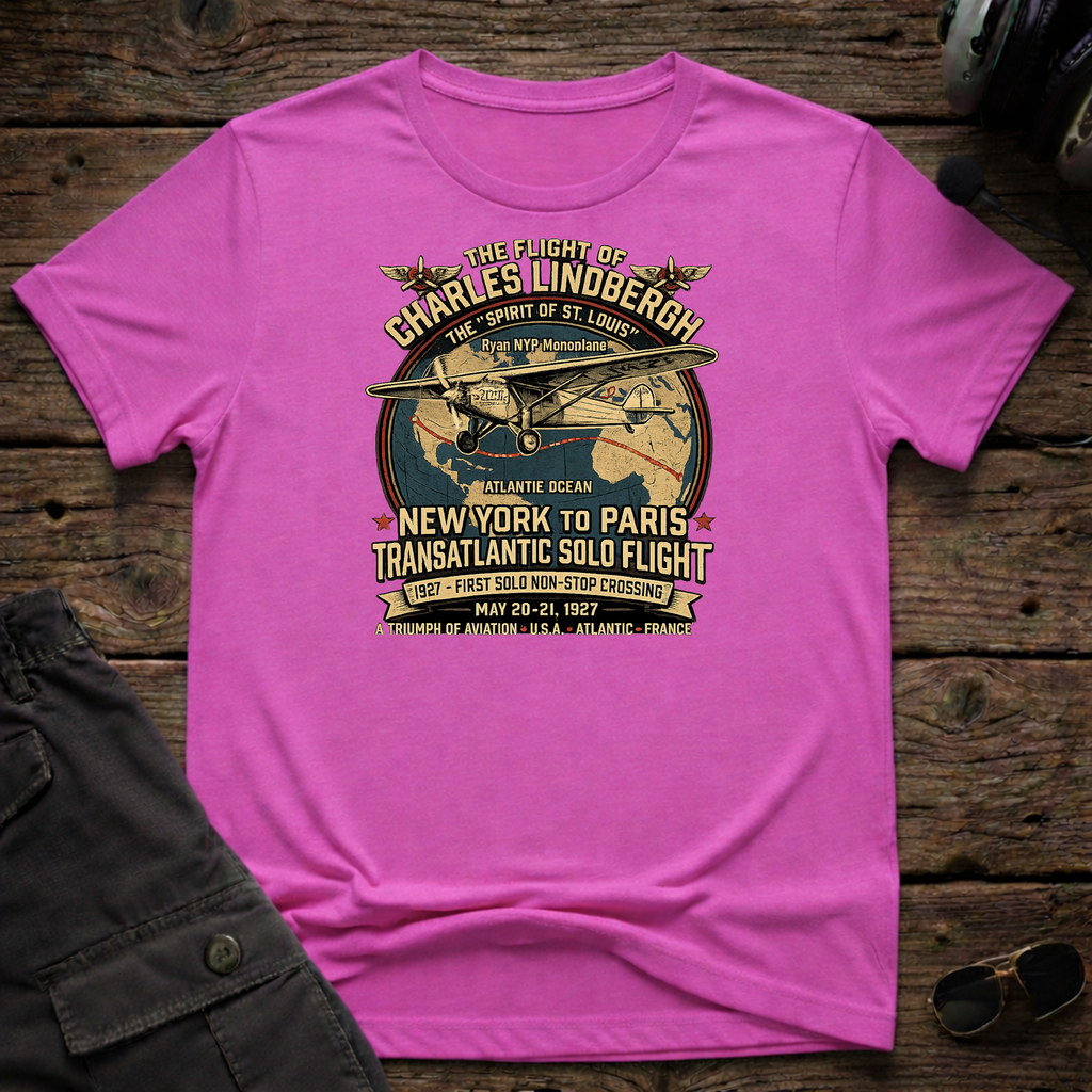 Lindberg NY-Paris T-shirt — aviation apparel