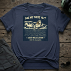 Are We There Yet lifestyle shot - Gildan 64000 ring-spun cotton aviation shirt