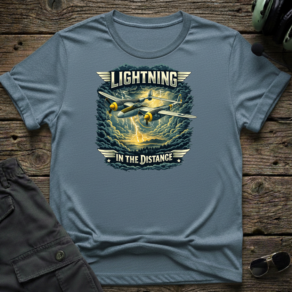 Distant Lightning T-shirt — aviation apparel