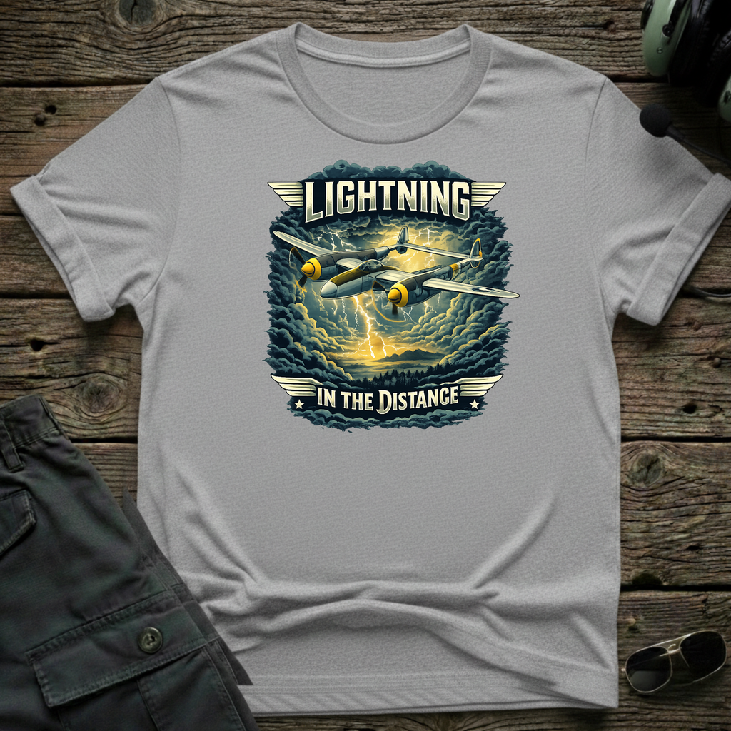 Distant Lightning T-shirt — aviation apparel