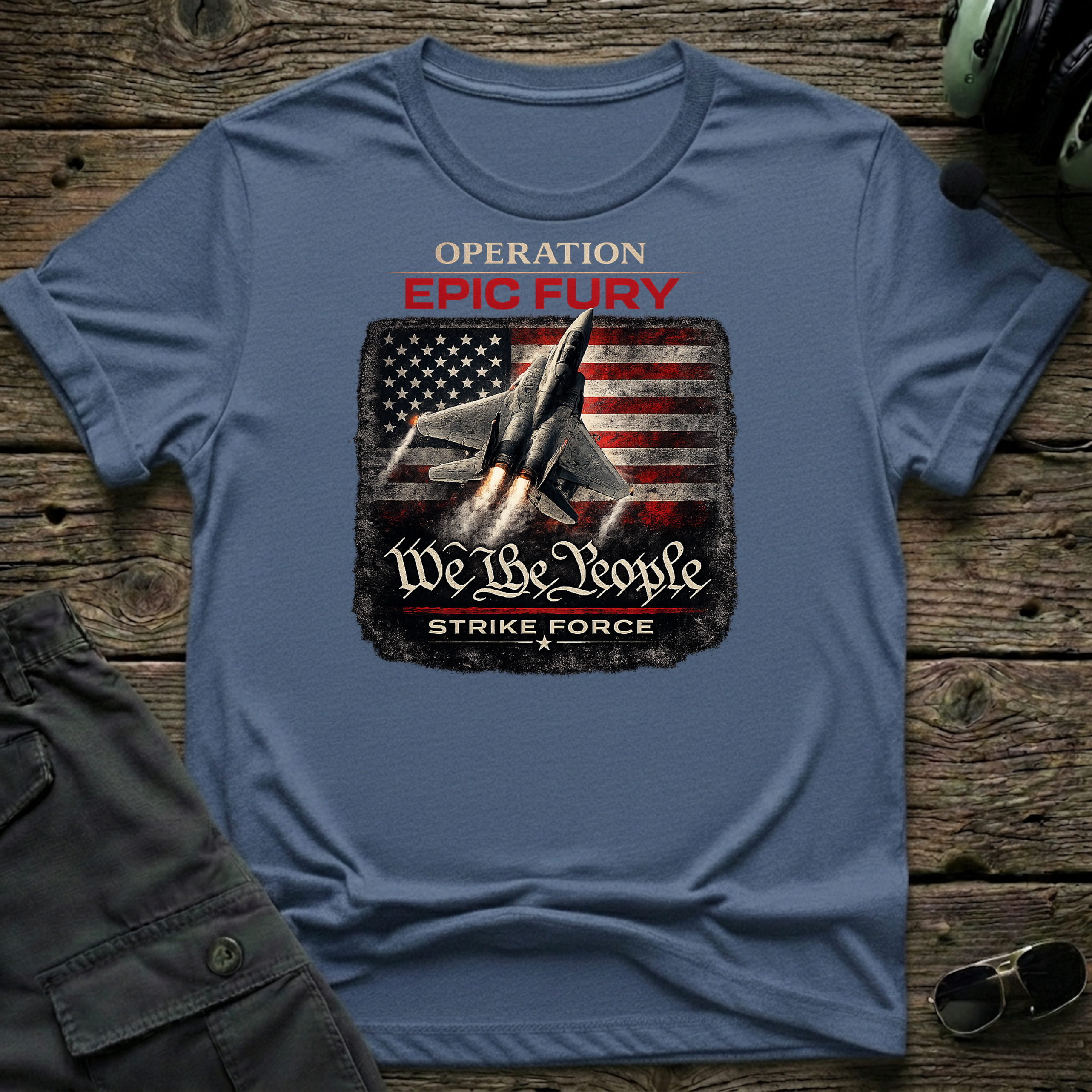 Epic Fury Strike Force T-shirt — aviation apparel