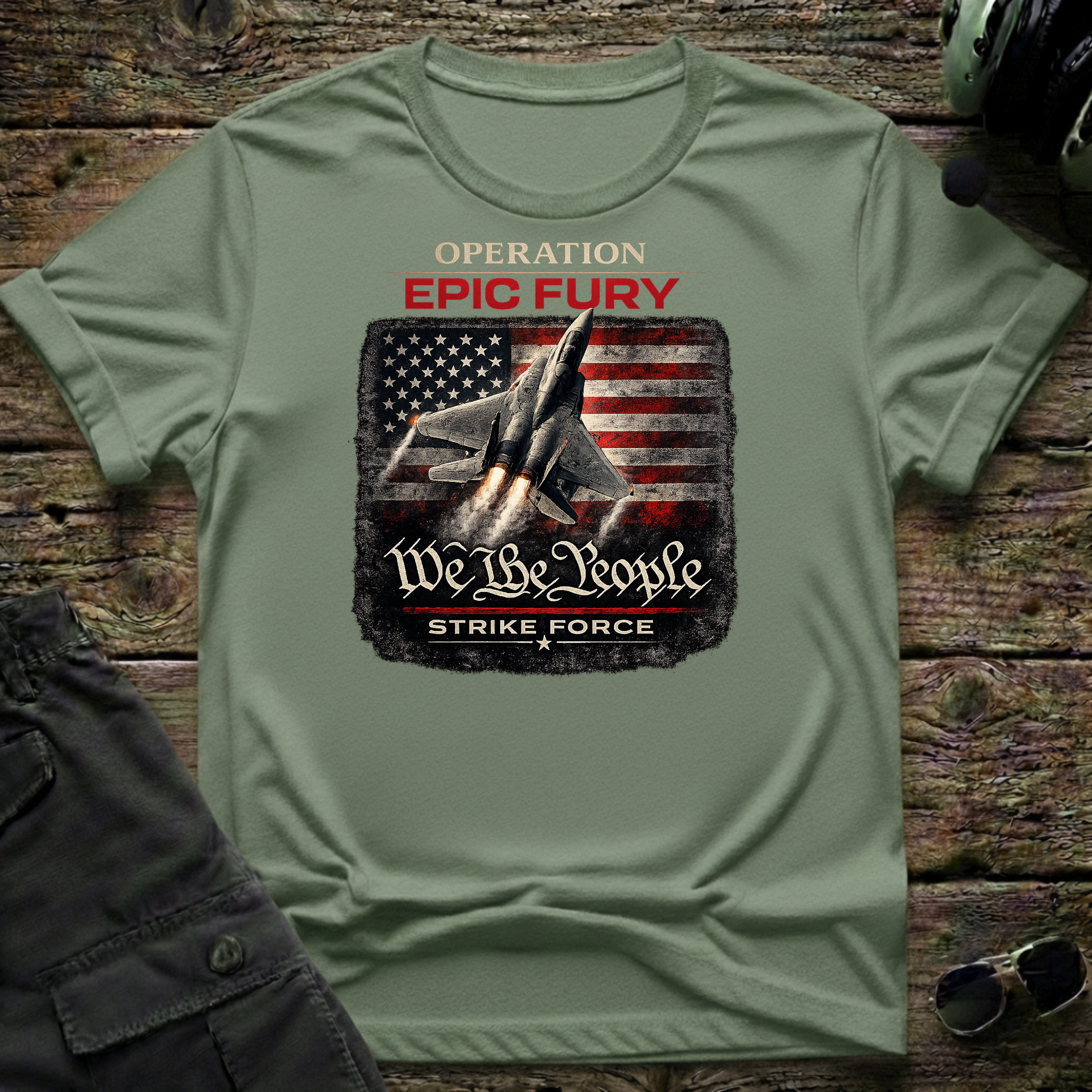 Epic Fury Strike Force T-shirt — aviation apparel
