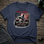 Epic Fury Own the Sky front view - premium aviation tee for pilots