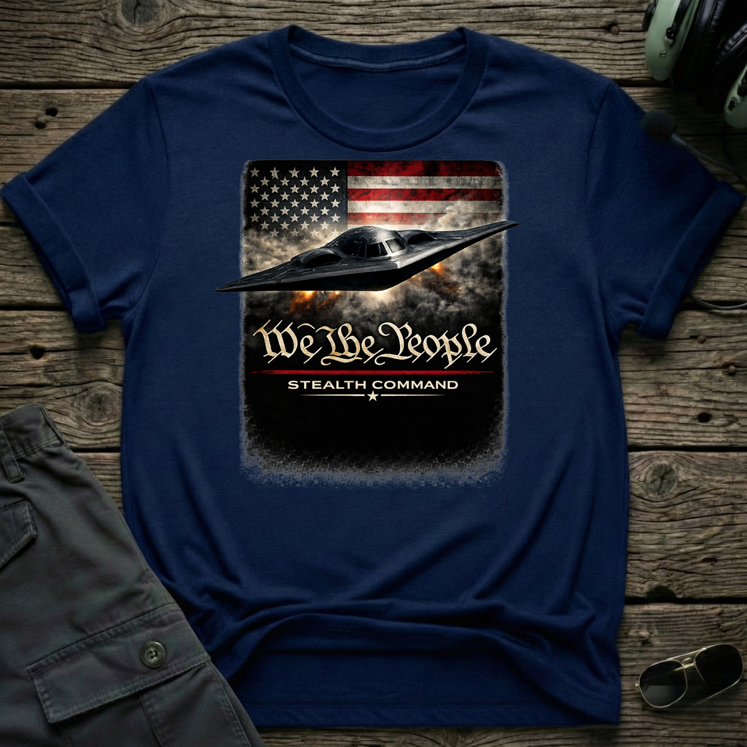 Stealth Command unisex t-shirt - perfect gift for aviation lovers