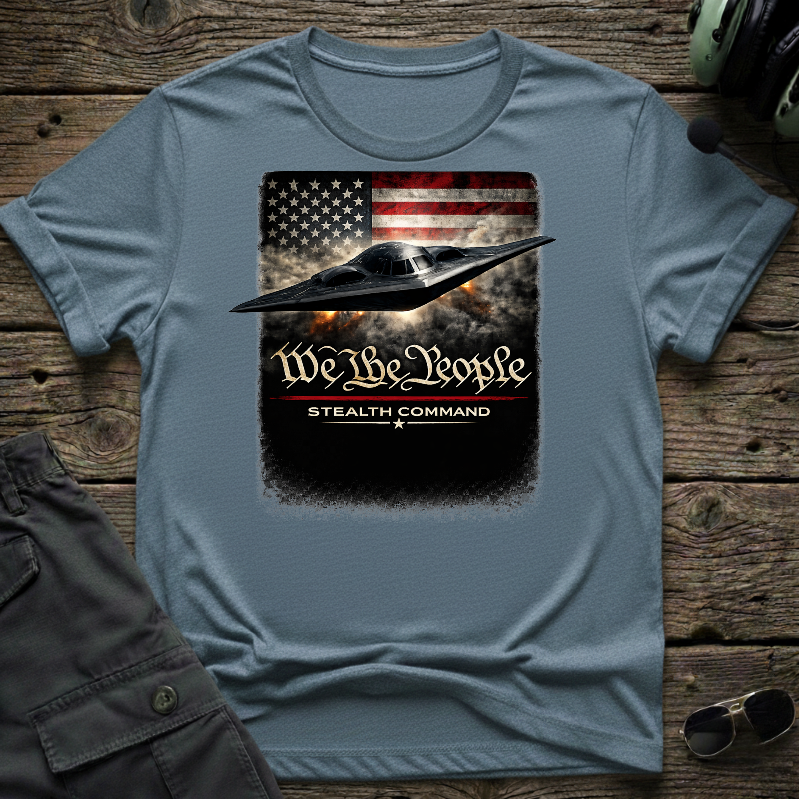 Stealth Command T-shirt — aviation apparel
