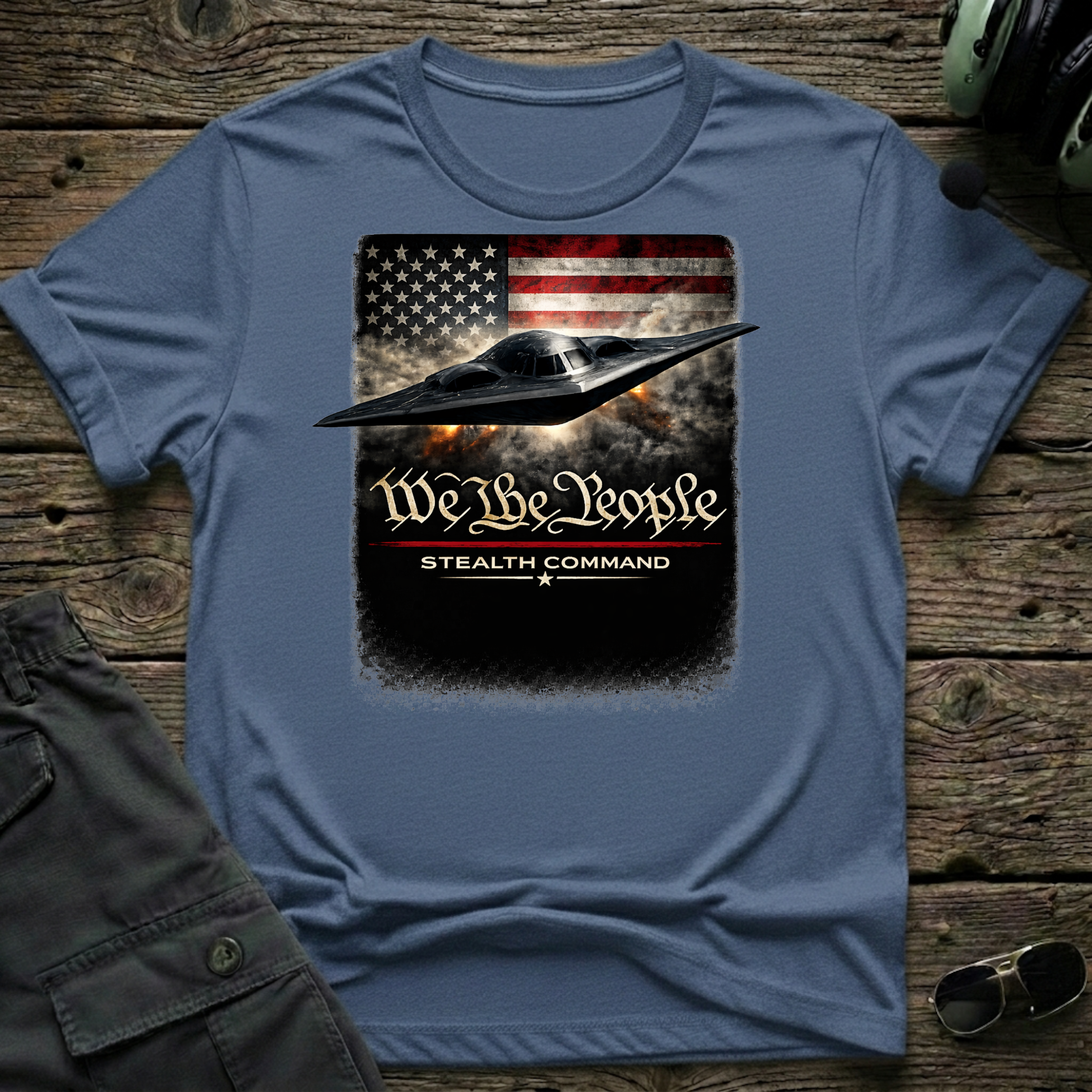 Stealth Command T-shirt — aviation apparel