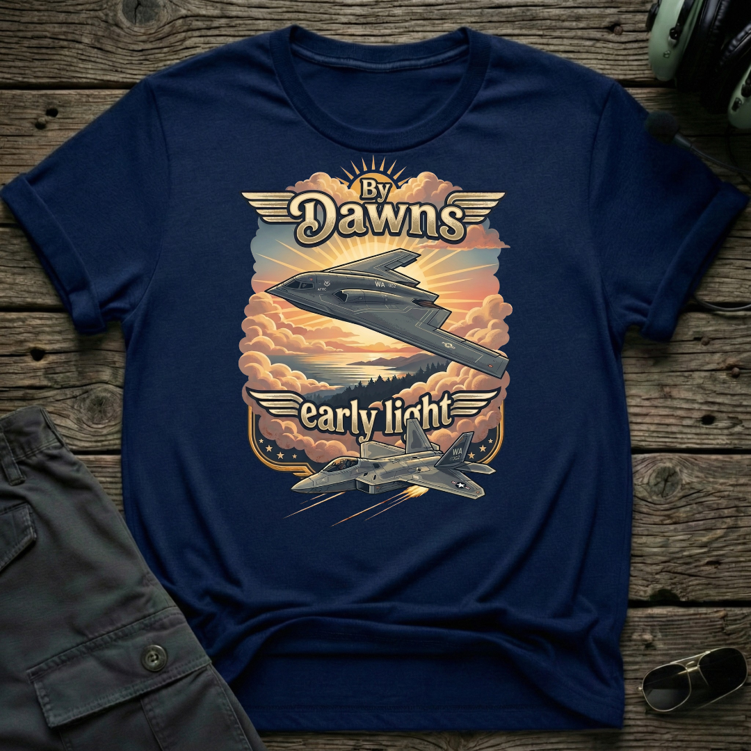 Dawns Early Light unisex t-shirt - perfect gift for aviation lovers