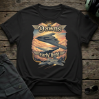 Dawns Early Light lifestyle shot - Gildan 64000 ring-spun cotton aviation shirt