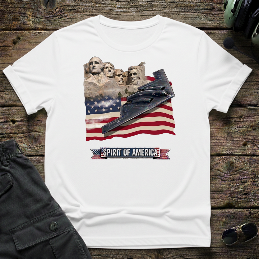 Spirit of America unisex t-shirt - perfect gift for aviation lovers
