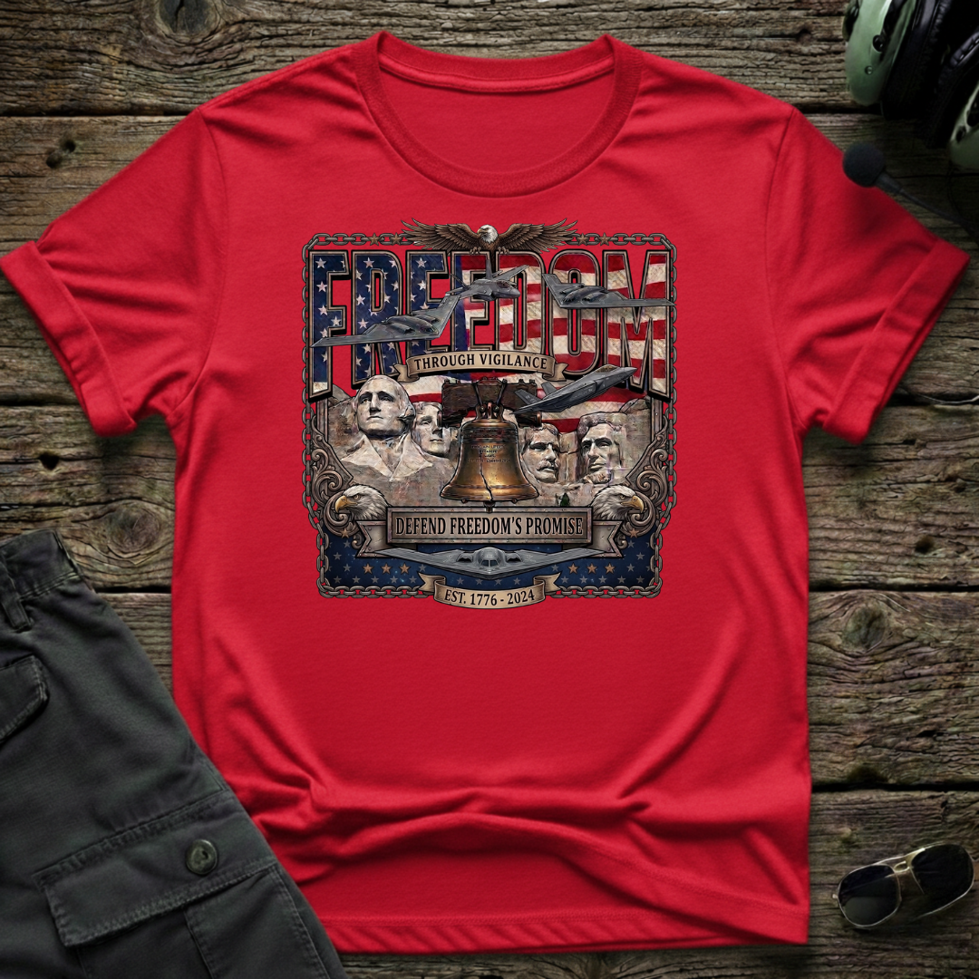Defending Freedoms Promise T-shirt — aviation apparel