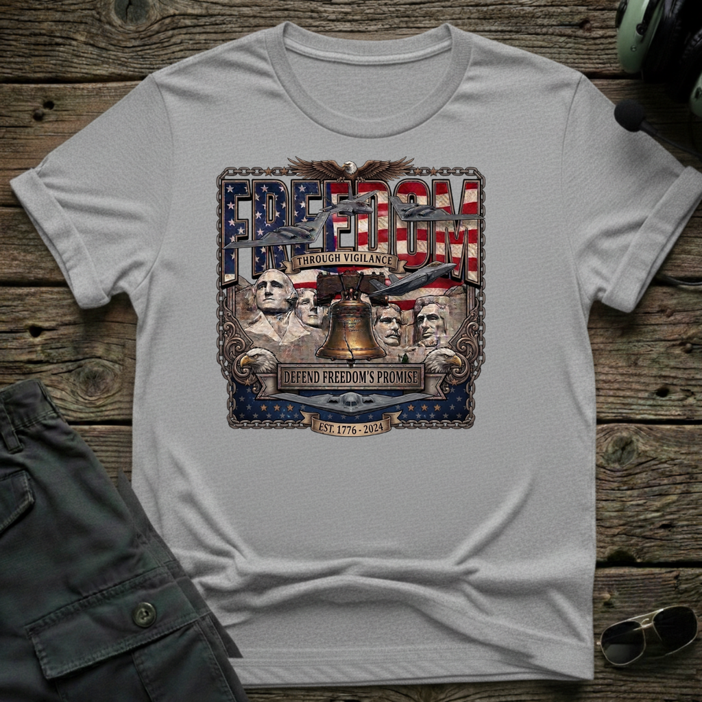 Defending Freedoms Promise T-shirt — aviation apparel