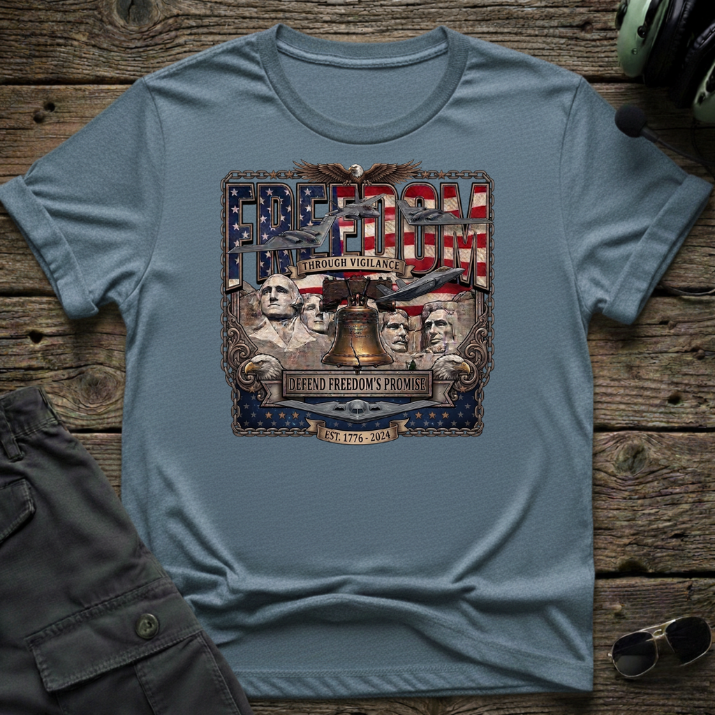 Defending Freedoms Promise T-shirt — aviation apparel