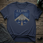 B2 Spirit Badge T-shirt — aviation t-shirt