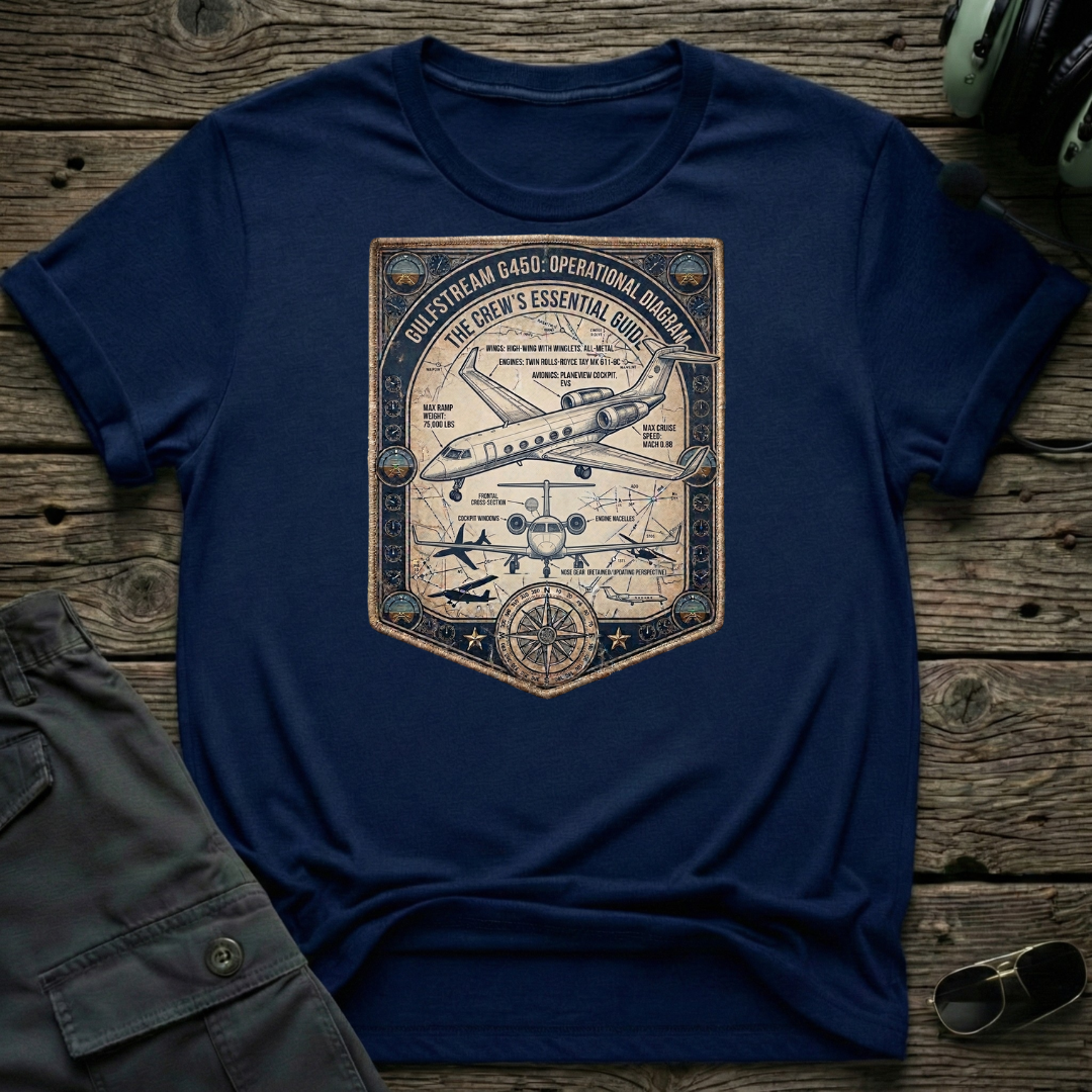 GS Diagram unisex t-shirt - perfect gift for aviation lovers