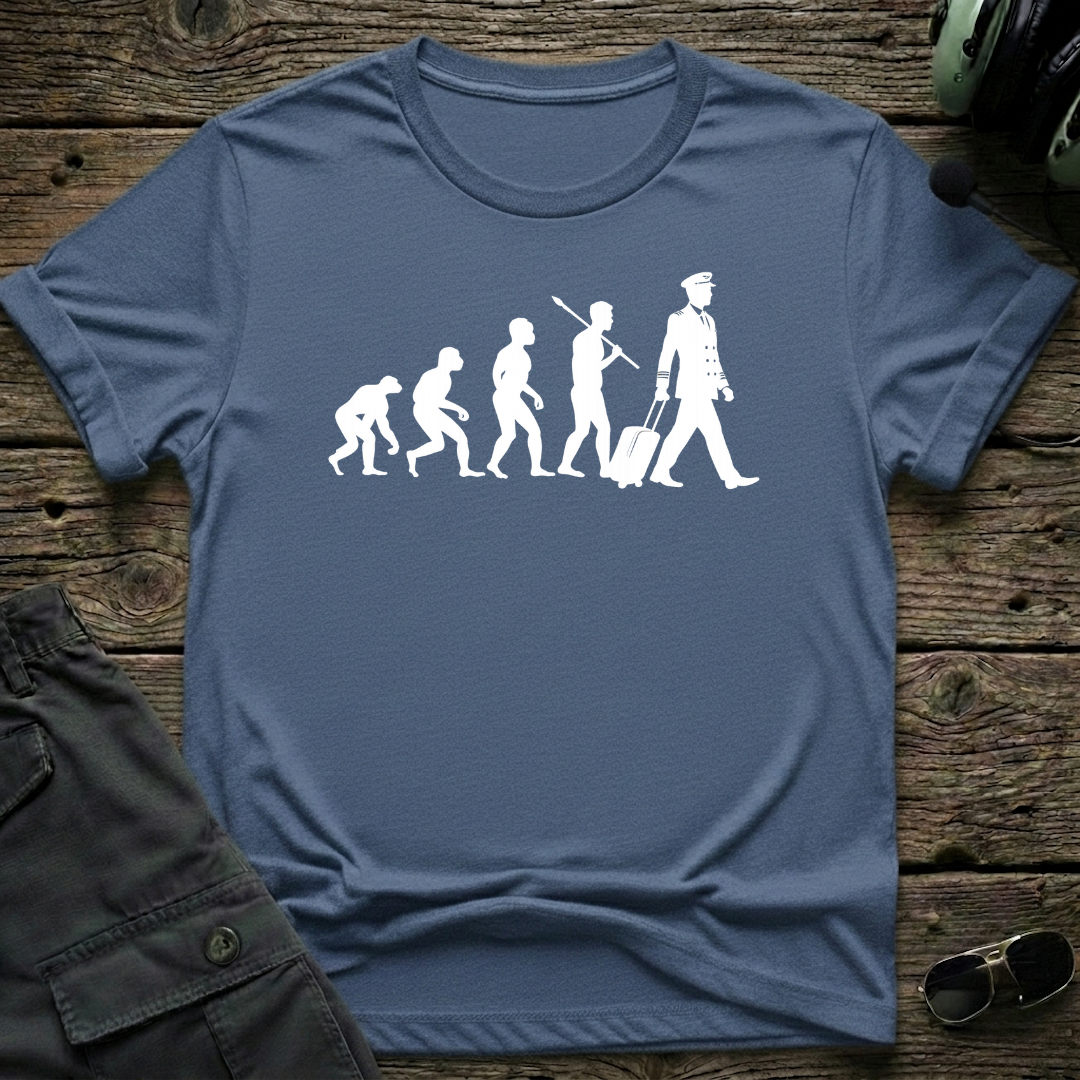 New Evolution lifestyle shot - Gildan 64000 ring-spun cotton aviation shirt
