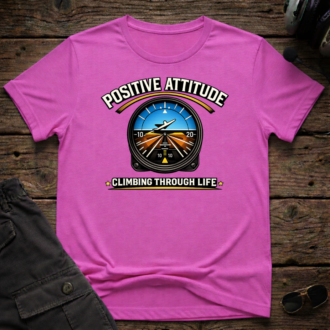 Climbing Through Life T-shirt — aviation apparel