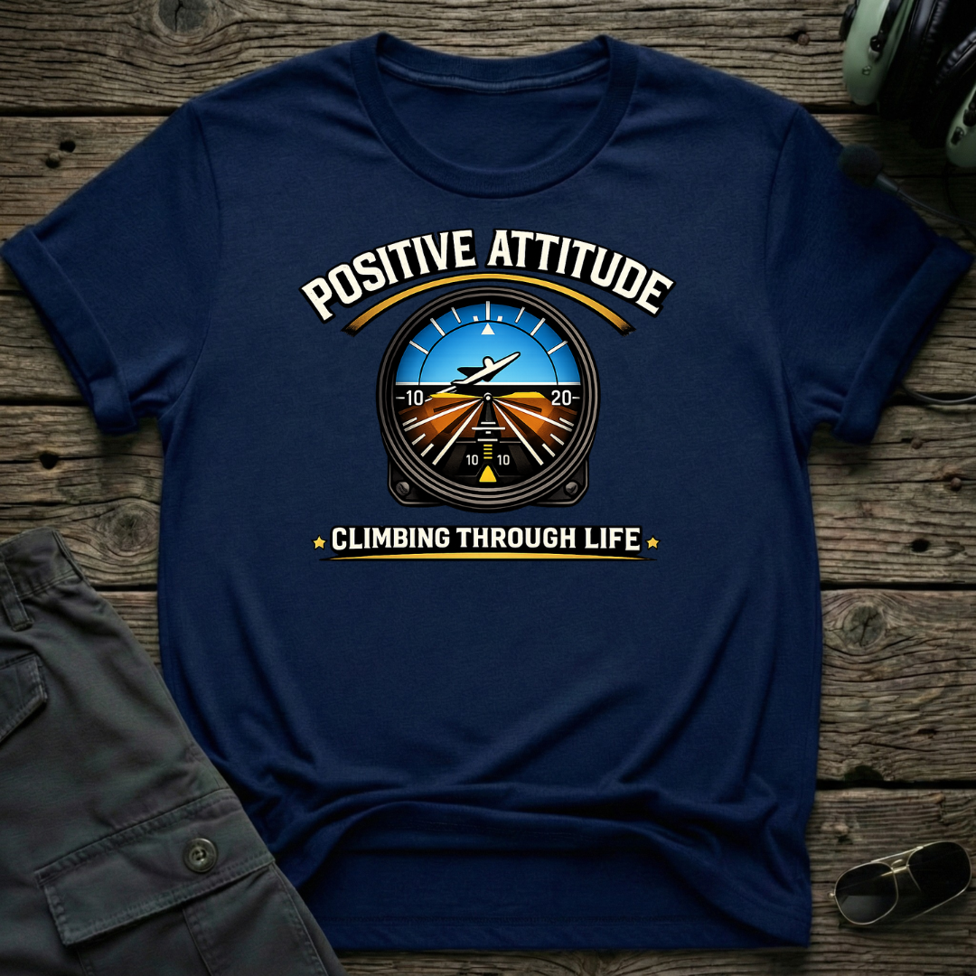 Climbing Through Life unisex t-shirt - perfect gift for aviation lovers