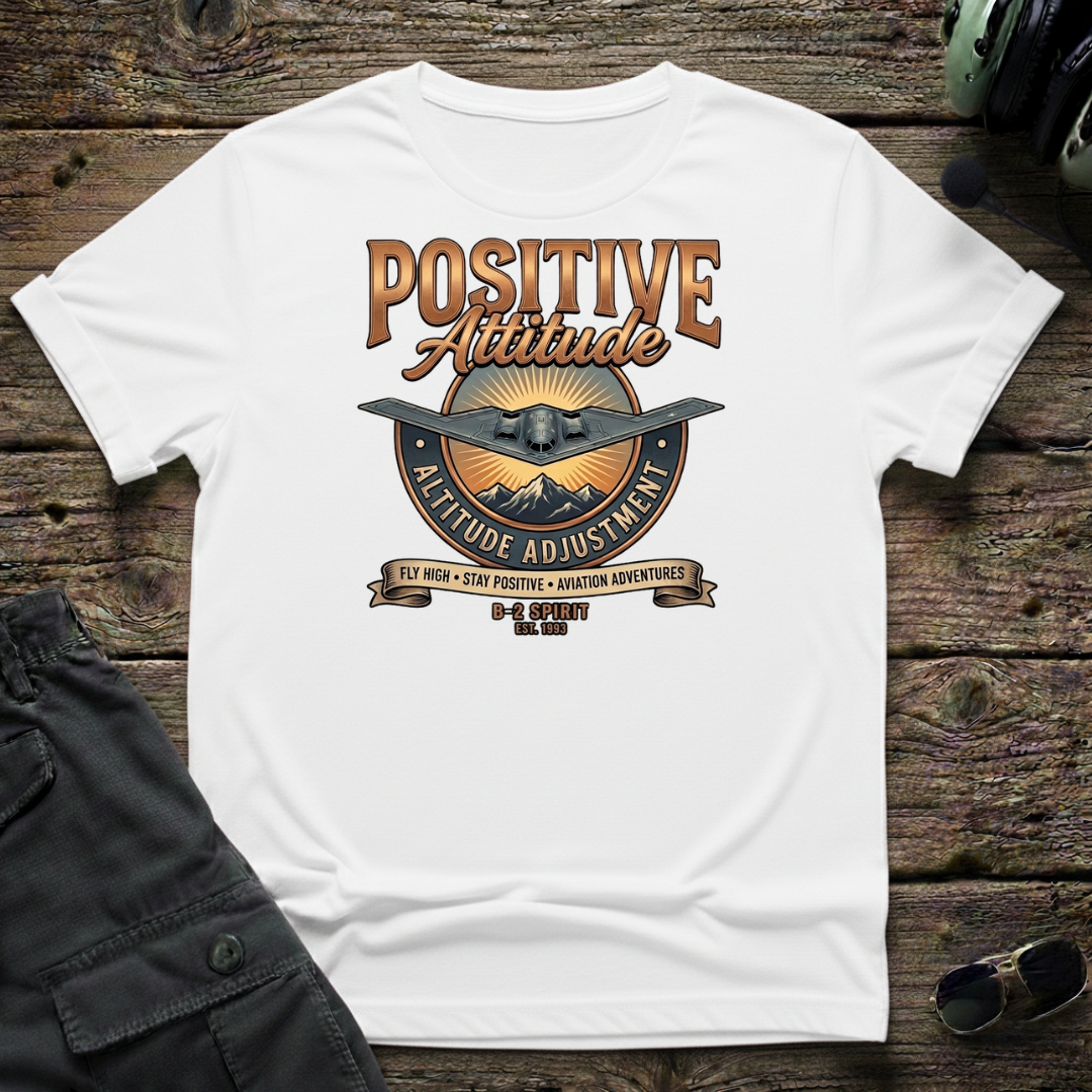 B2 Attitude unisex t-shirt - perfect gift for aviation lovers