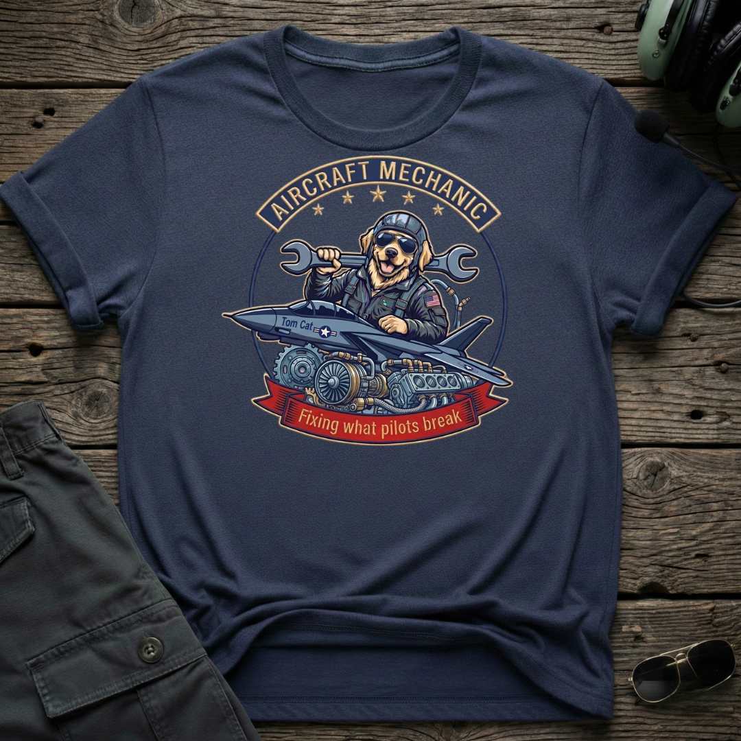 Maintenance Dog T-shirt — aviation t-shirt