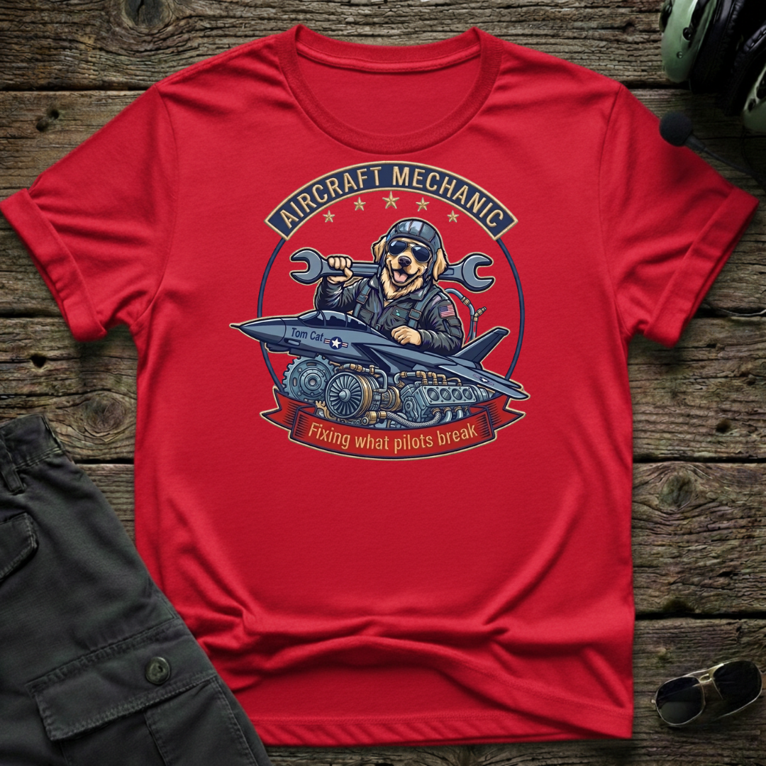Maintenance Dog T-shirt — aviation apparel