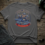 Maintenance Dog front view - premium aviation tee for pilots