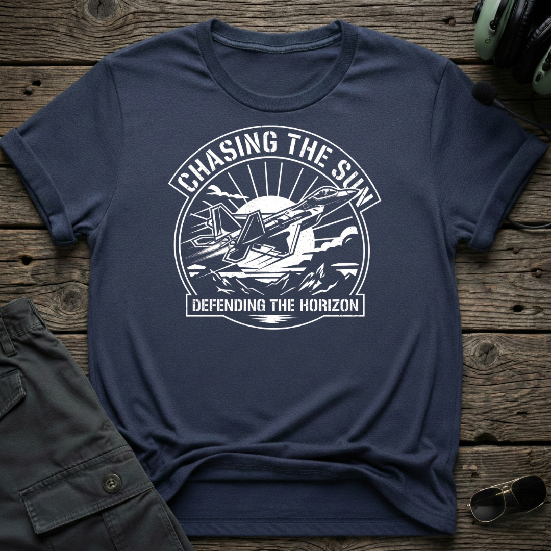 Chasing Sun unisex t-shirt - perfect gift for aviation lovers