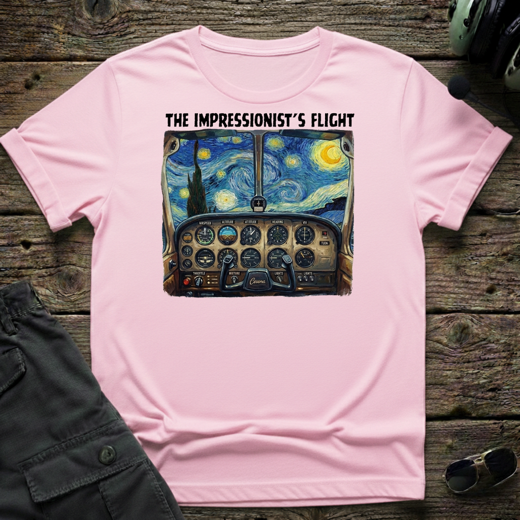 Impressionist's Flight T-shirt — aviation apparel