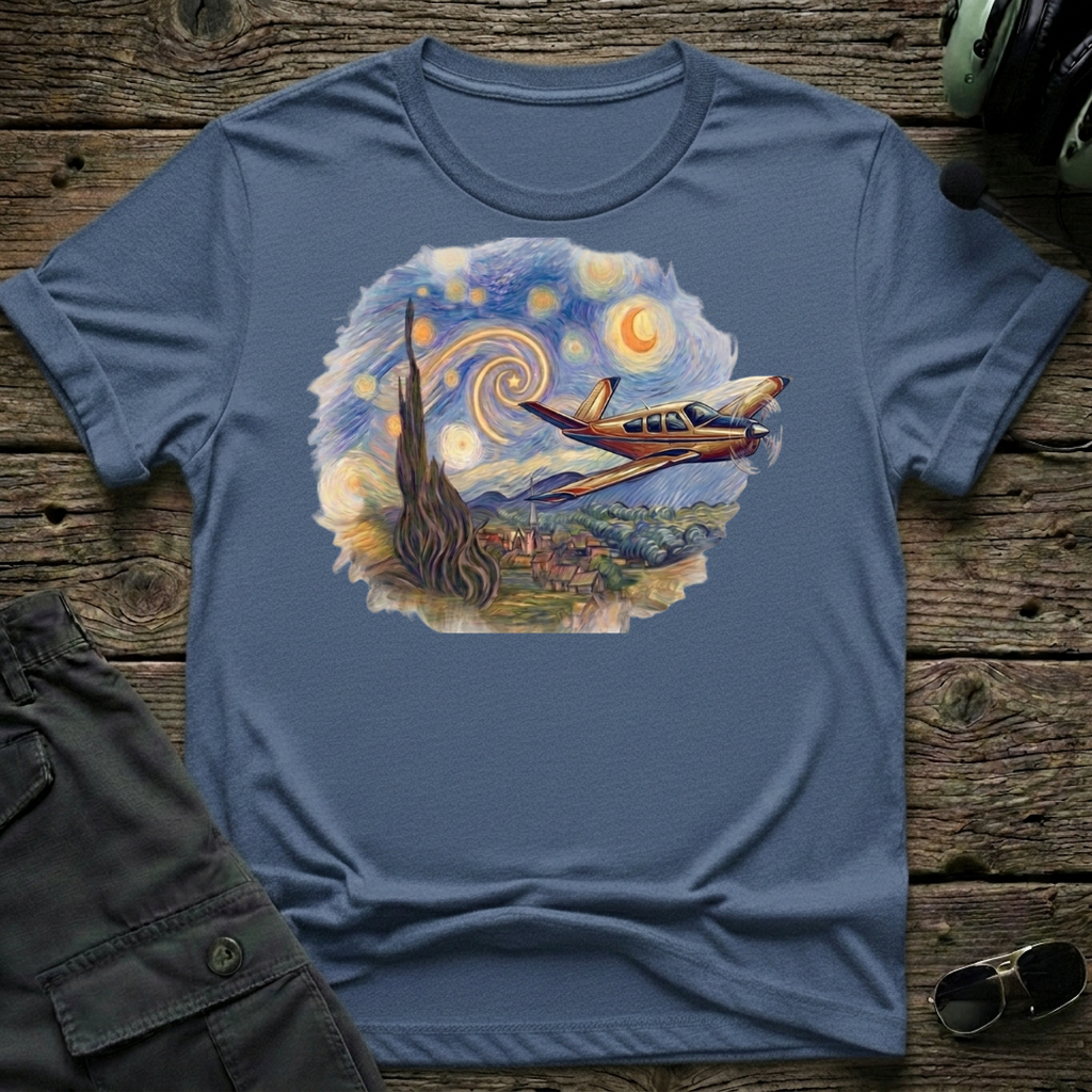 Starry Bonanza T-shirt — aviation apparel