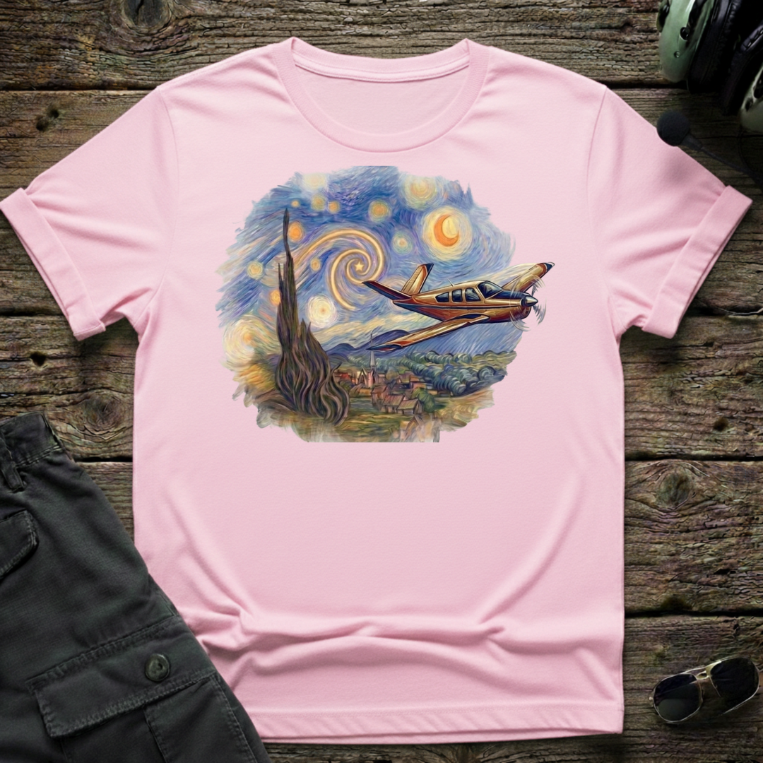 Starry Bonanza T-shirt — aviation t-shirt