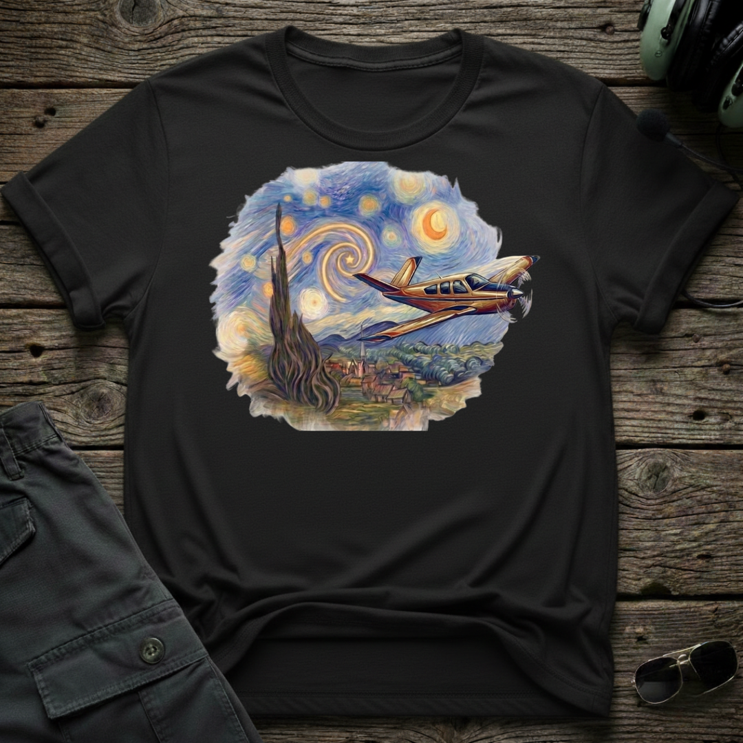 Starry Bonanza T-shirt — aviation apparel