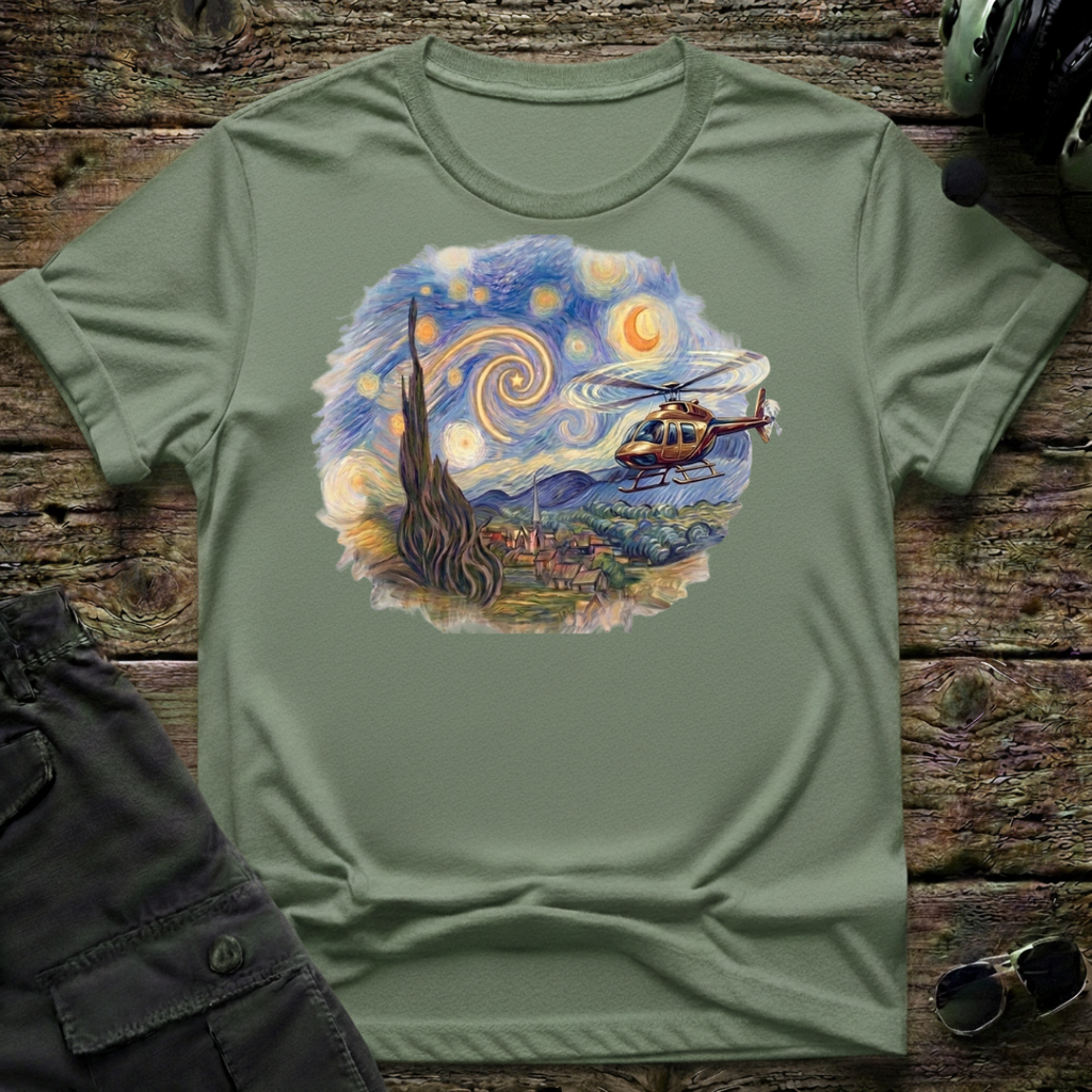 Starry Copter T-shirt