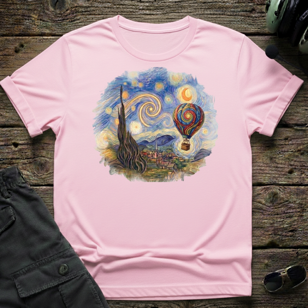 Starry Balloon T-shirt — aviation apparel