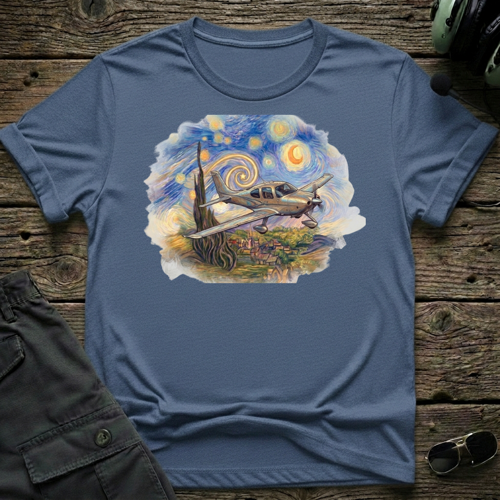 Starry Cirrus T-shirt — aviation apparel