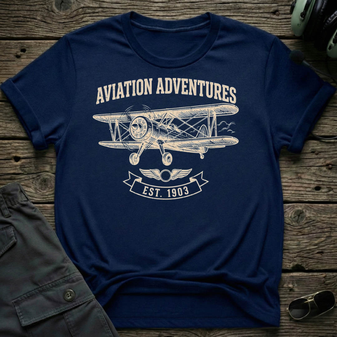 Aviation Adventure T-shirt — aviation t-shirt