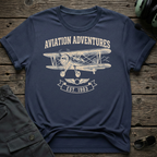 Aviation Adventure unisex t-shirt - perfect gift for aviation lovers