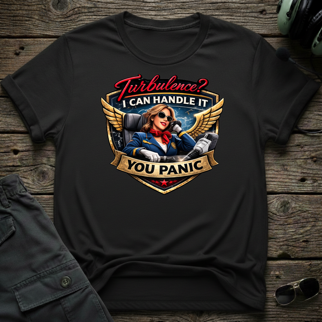 Turbulence T-shirt — aviation apparel
