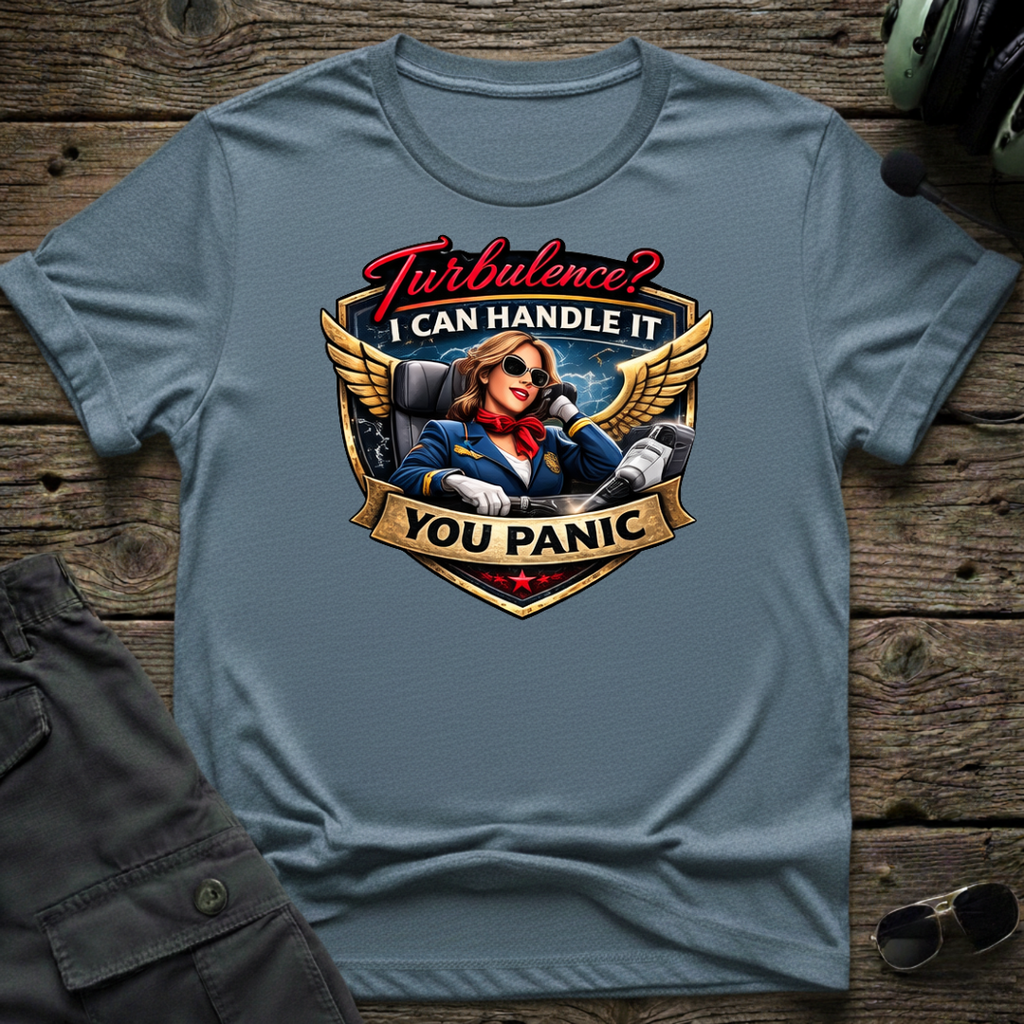 Turbulence T-shirt — aviation apparel