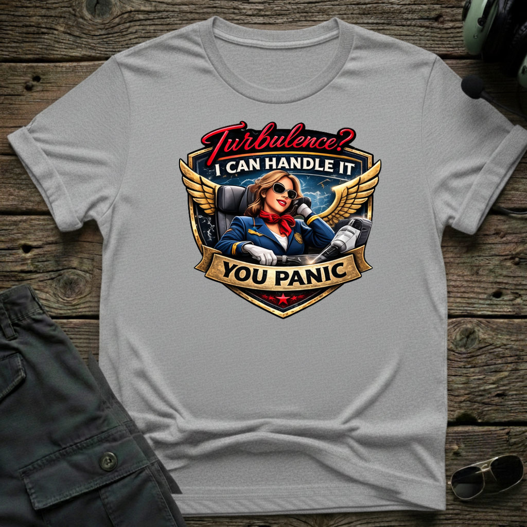 Turbulence lifestyle shot - Gildan 64000 ring-spun cotton aviation shirt