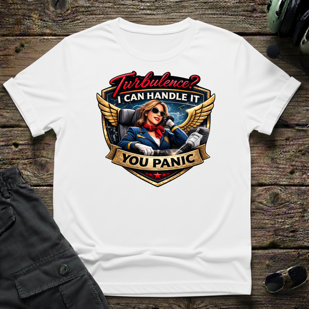 Turbulence unisex t-shirt - perfect gift for aviation lovers