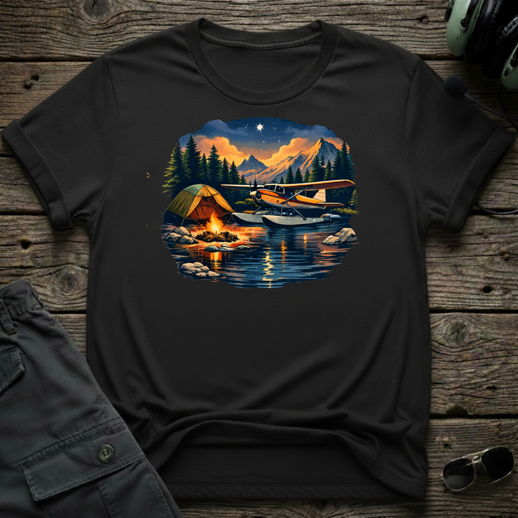 Bush Camping T-shirt — aviation t-shirt