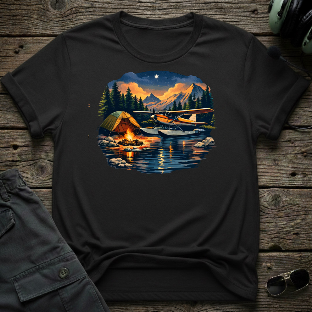 Bush Camping T-shirt — aviation t-shirt