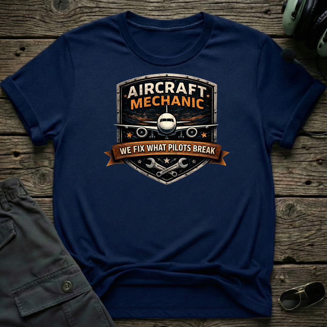 Fixing What Pilots Break - Cleared4Tees premium aviation apparel