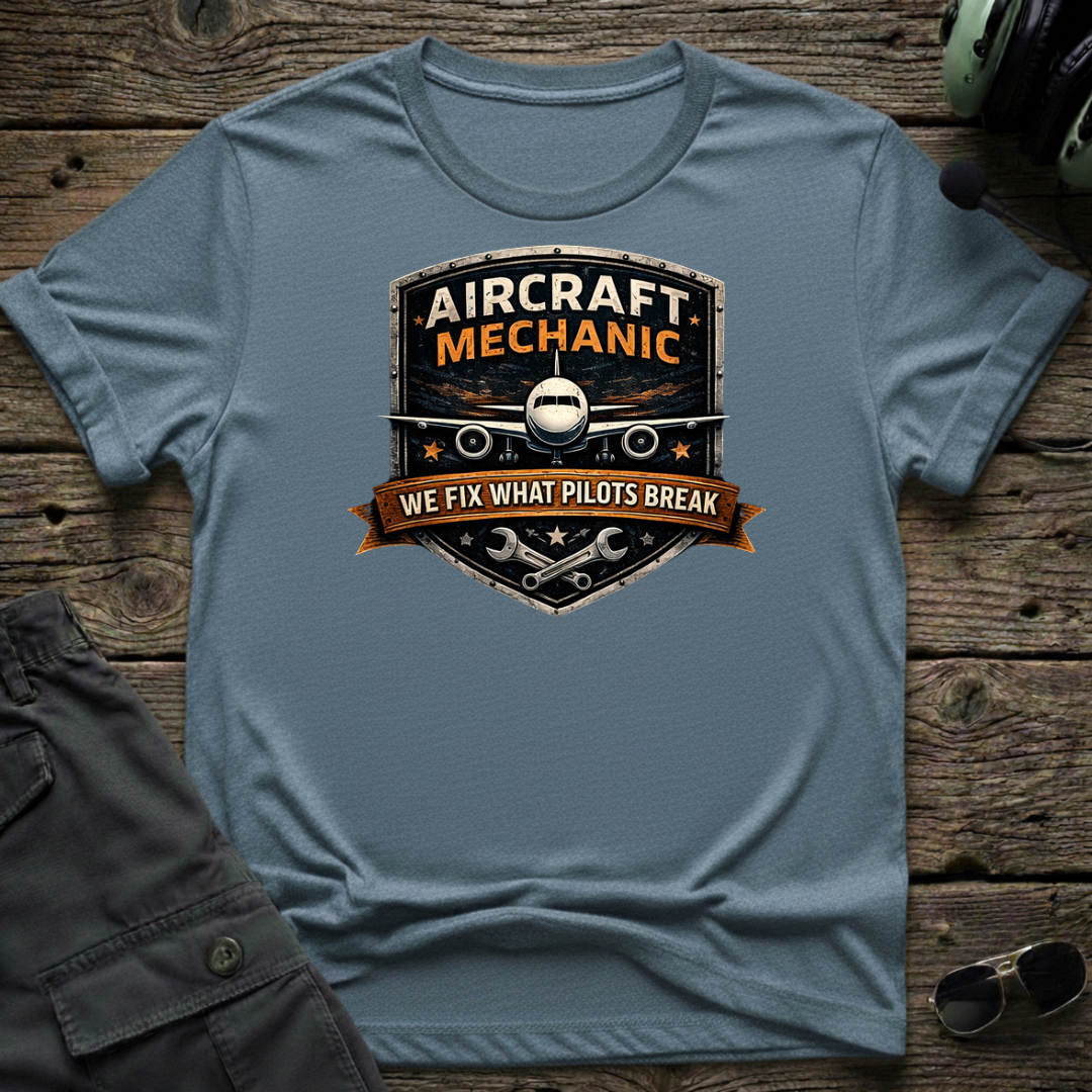 Fixing What Pilots Break T-shirt — aviation t-shirt
