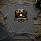 Fixing What Pilots Break front view - premium aviation tee for pilots