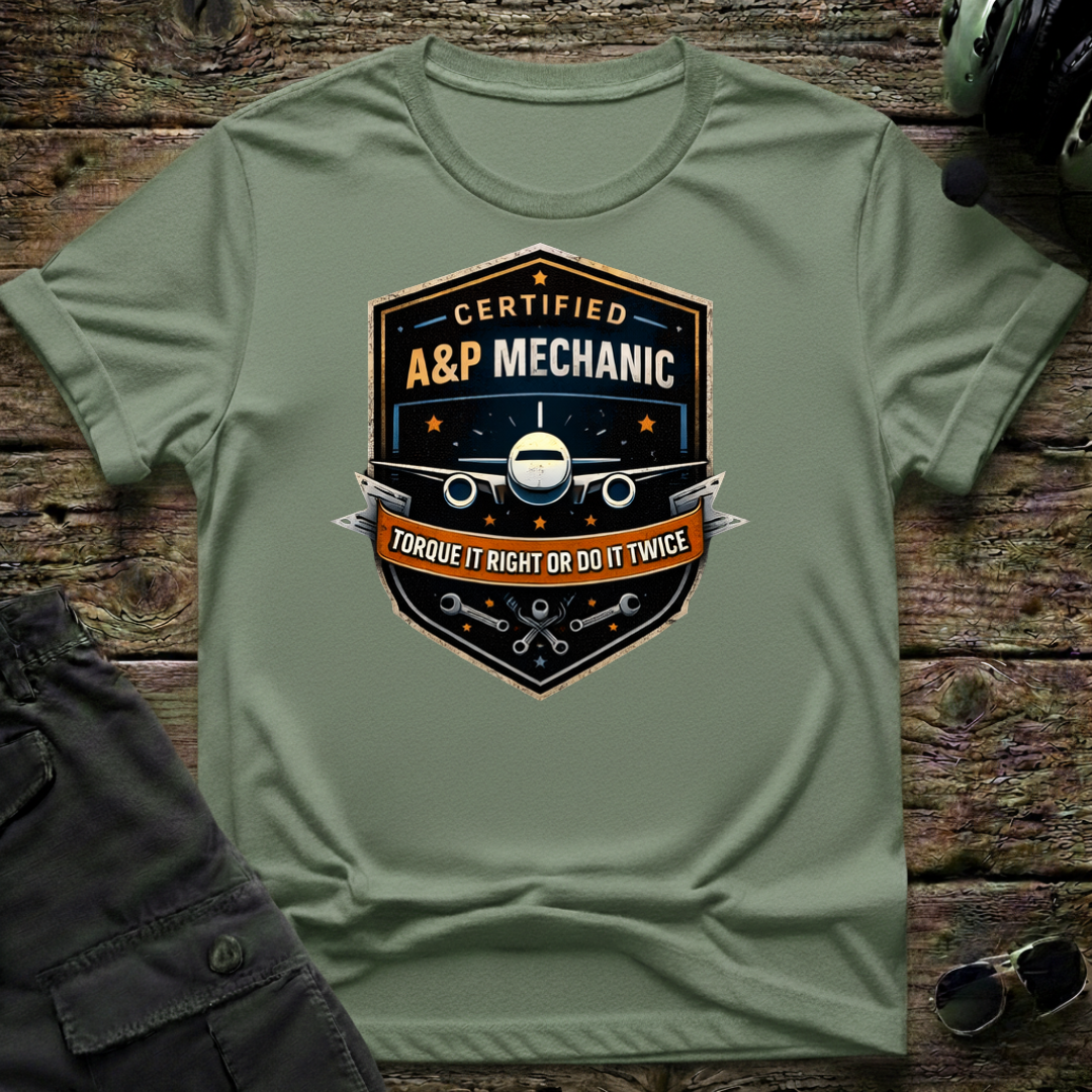 Torque It Right T-shirt — aviation apparel