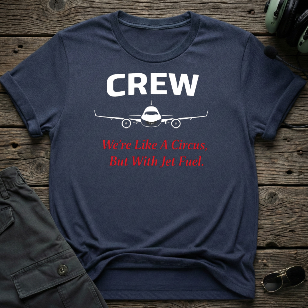 Like A Circus front view - premium aviation tee for pilots