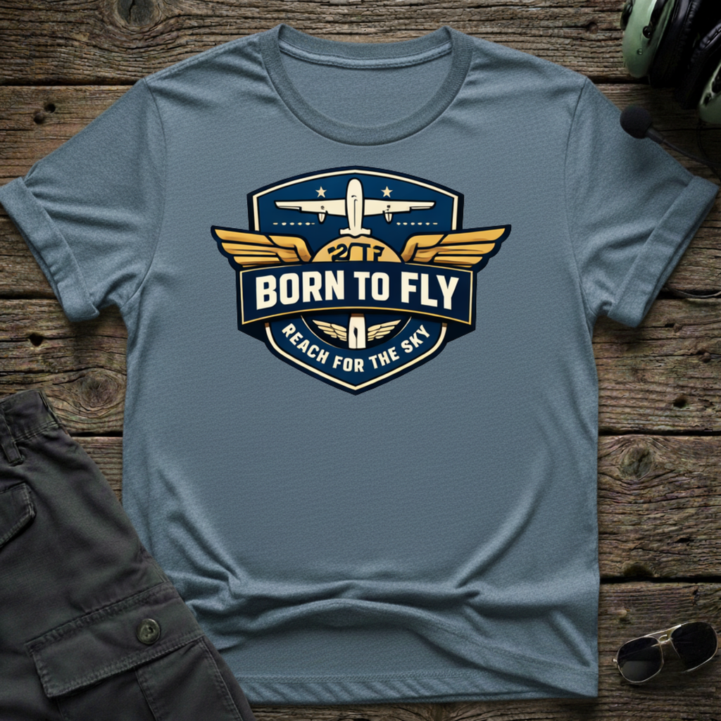 Born to Fly T-shirt — aviation apparel