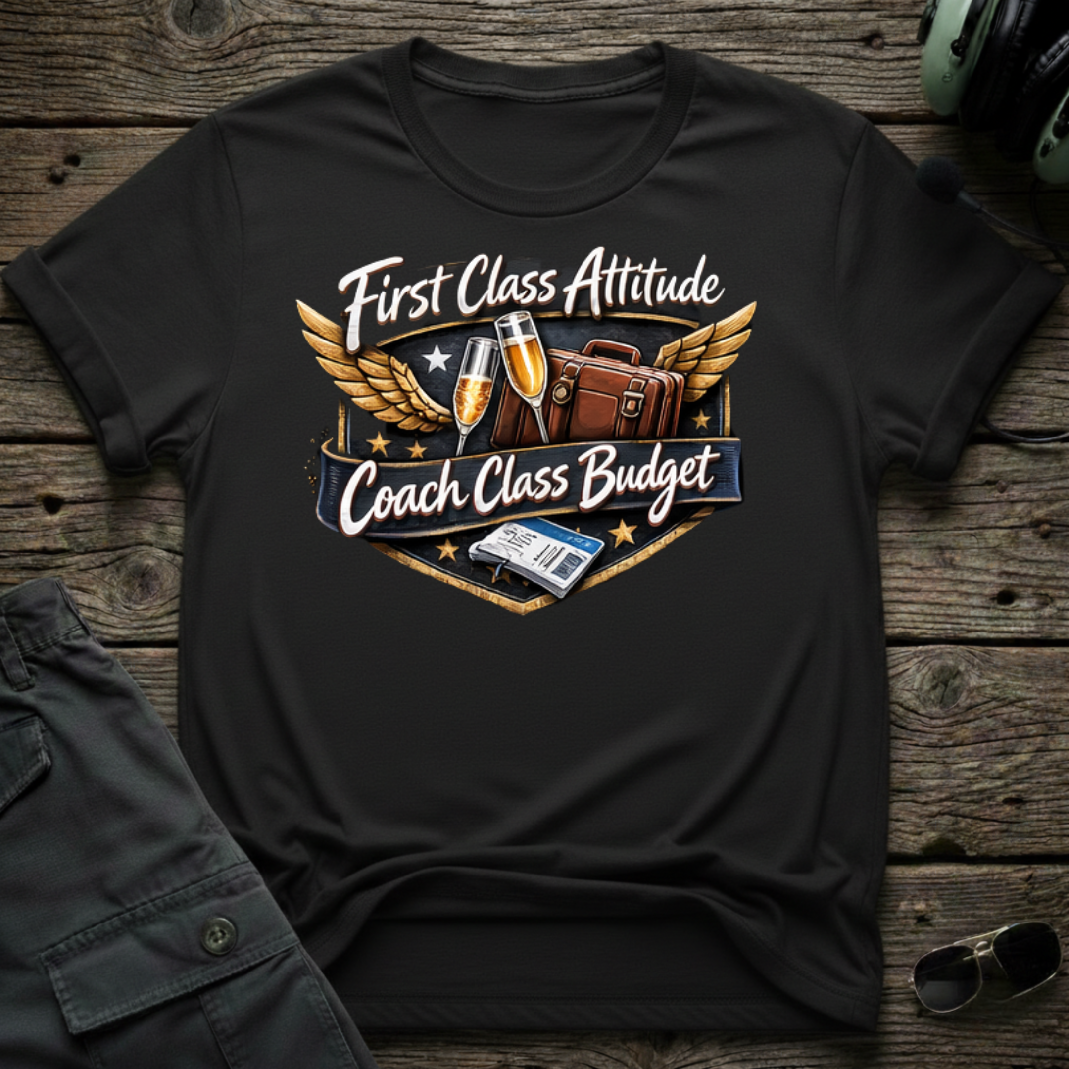 Coach Class Budget T-shirt — aviation apparel
